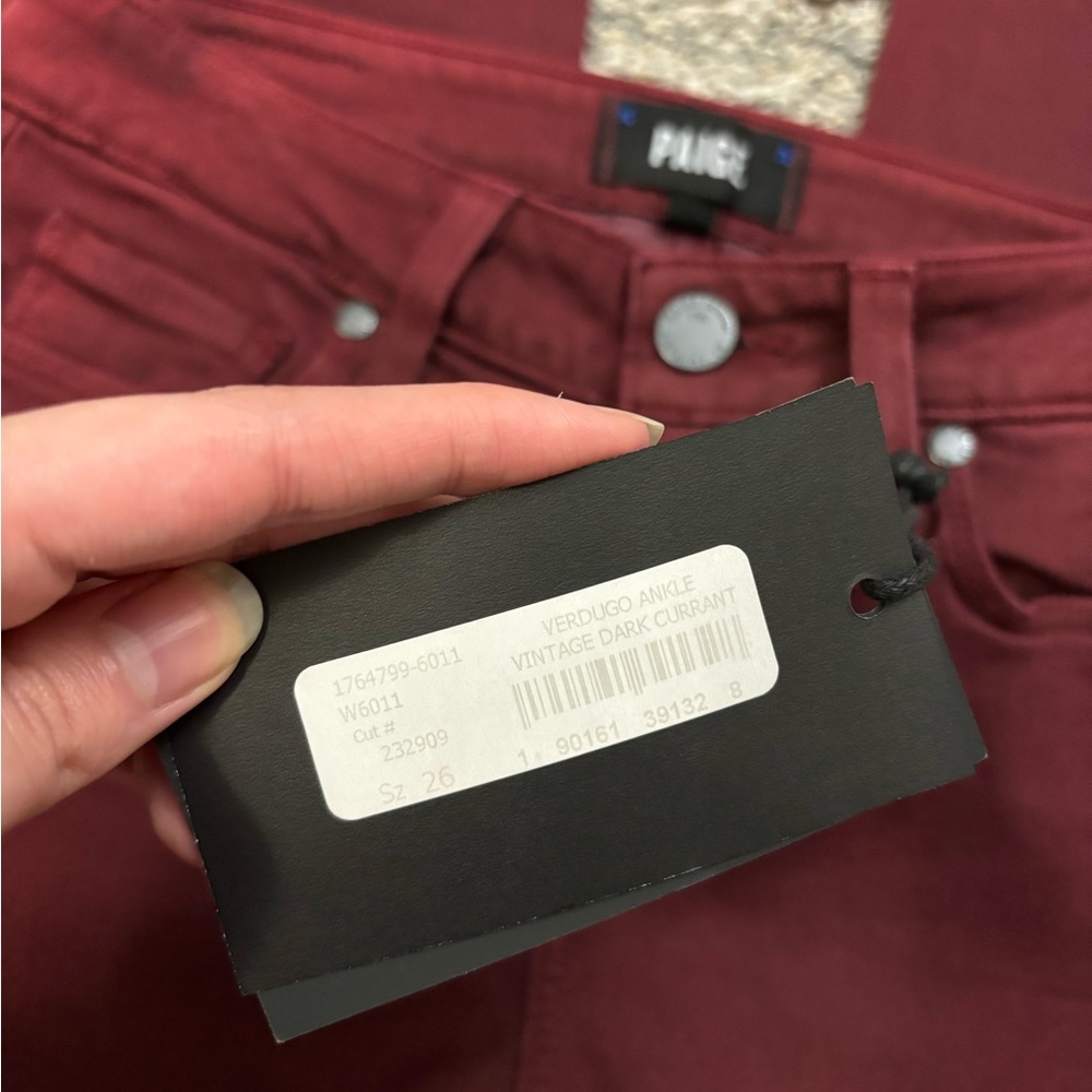 PAIGE Verdugo Ankle Skinny Vintage Jeans Sz 26 NWT | PAIGE Vintage Skinny Jeans - Picture 5 of 12